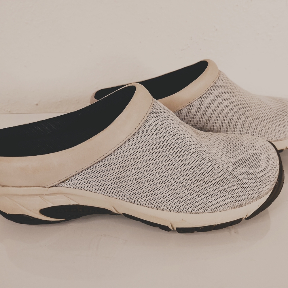 Merrell Encore Breeze Slip on Grey Clog/Mule Women's size 7w - Picture 5 of 6